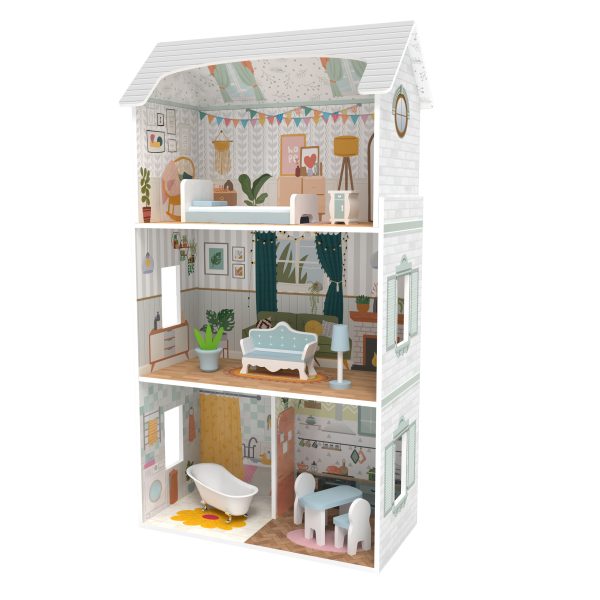 Wooden Doll House  - 8211