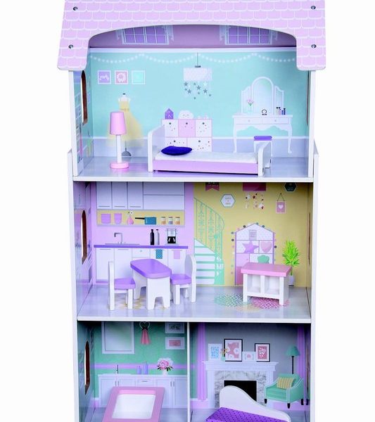 4121 Wooden doll house Anna 9 pcs