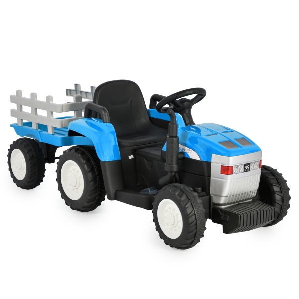 Tractor with trailer Dallas blue