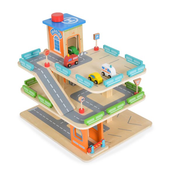 Wooden 3 storey garage 1085 25 pcs