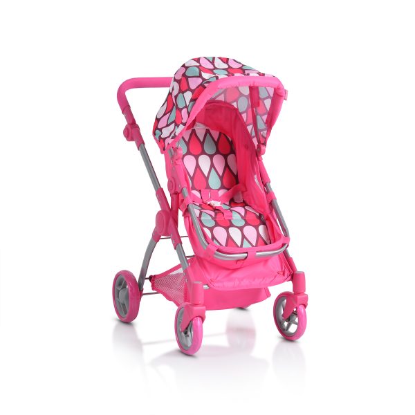 Doll stroller Vicky pink