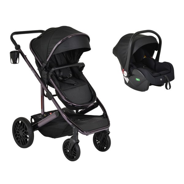 Baby stroller 2 in 1 All road Black