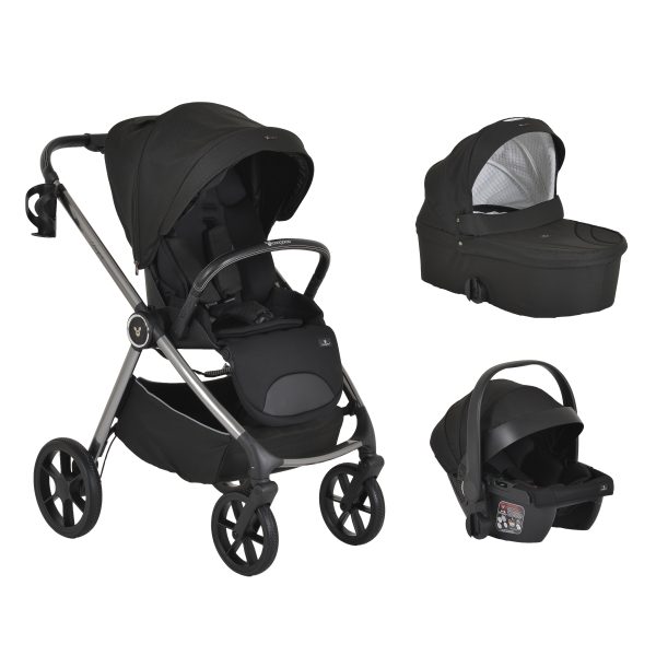 Baby stroller 3 in 1 Unique carbon black