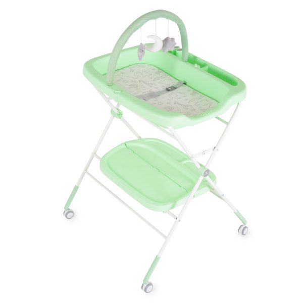 Multifunctional changing table Croco green
