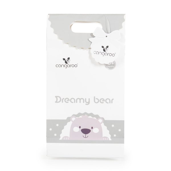 Baby blanket 70x100 cm Dreamy bear grey