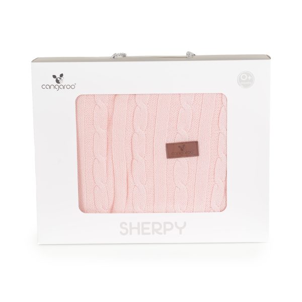 Baby blanket 75/100 cm Sherpy pink