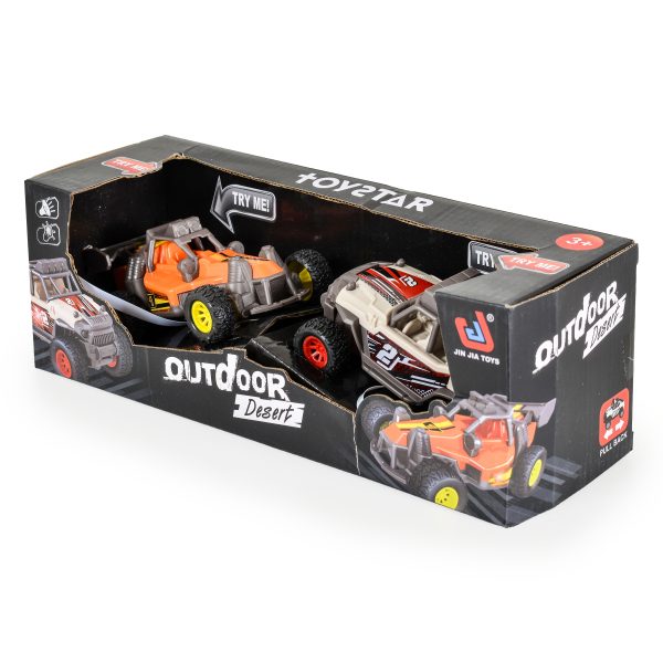 Offroad 2 pcs car with light and sound - 666-18pb