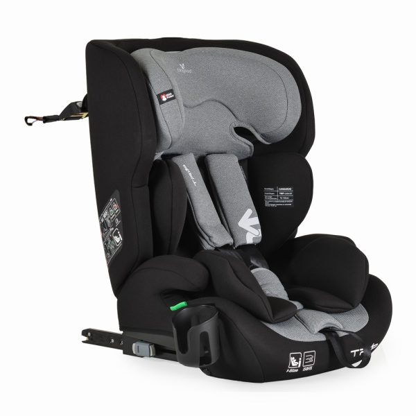 Car seat Trip 76-150cm Intense gray