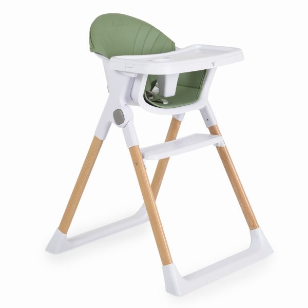 High chair Almond green