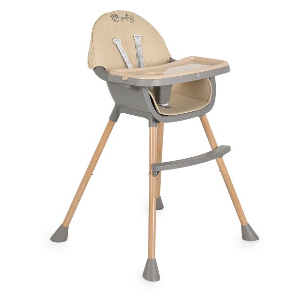 High chair Biscotti 2 in 1 beige