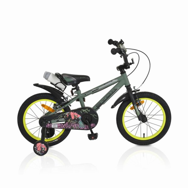 Children bicycle 16 Monster green