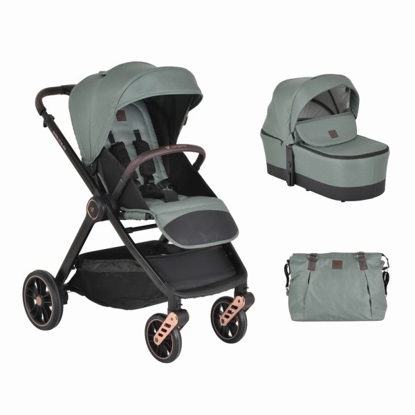 Baby stroller 2 in 1 Macan green