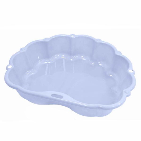 Mochtoys 11575 Basic sand pit with cover pastel blue