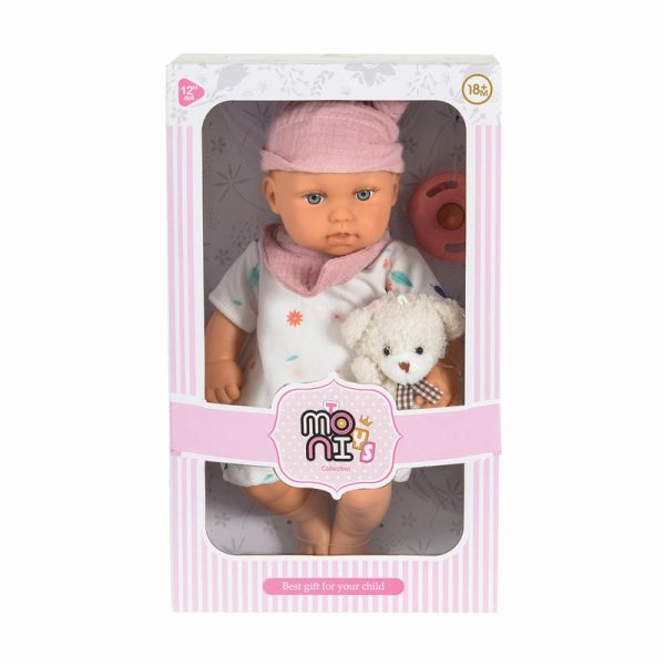 30cm Doll Bear & Baby - LS1255-10