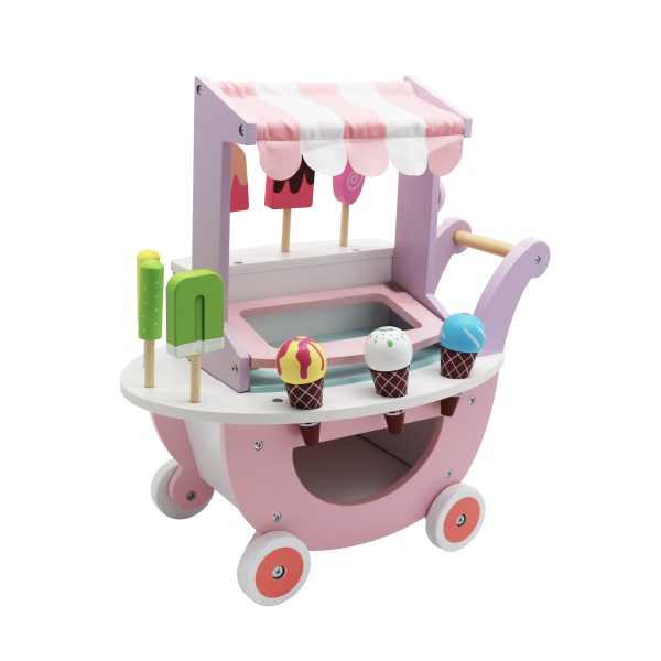 Wooden Ice Cream Cart - W10A095