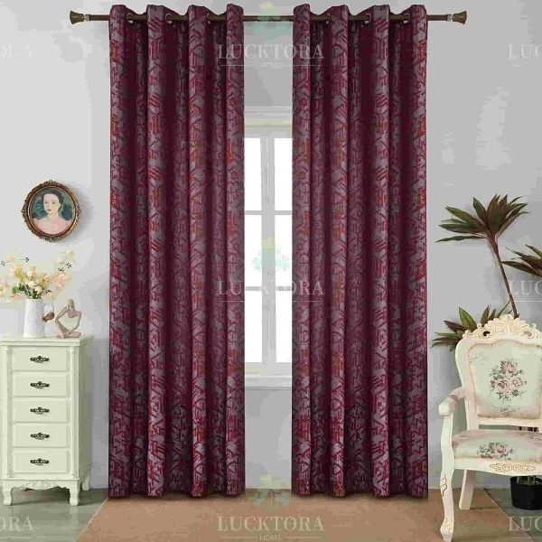 Έτοιμη κουρτίνα με κρίκους πλήρης σκίασης