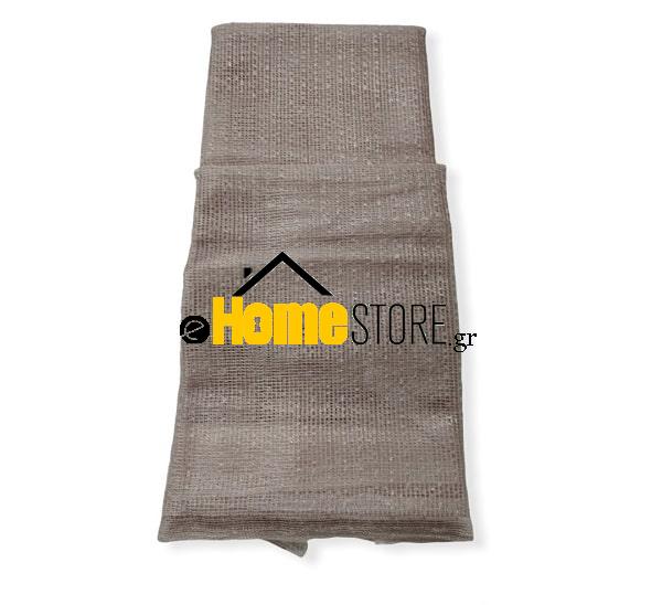 Έτοιμη κουρτίνα με τρέσα μέτριας σκίασης – Δίχτυ 270X280