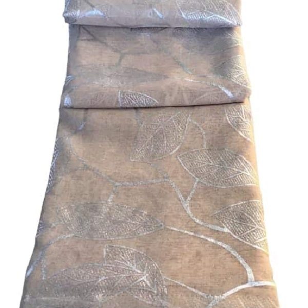 Έτοιμη κουρτίνα με κρίκους ημιδιαφανή 270×280 cm