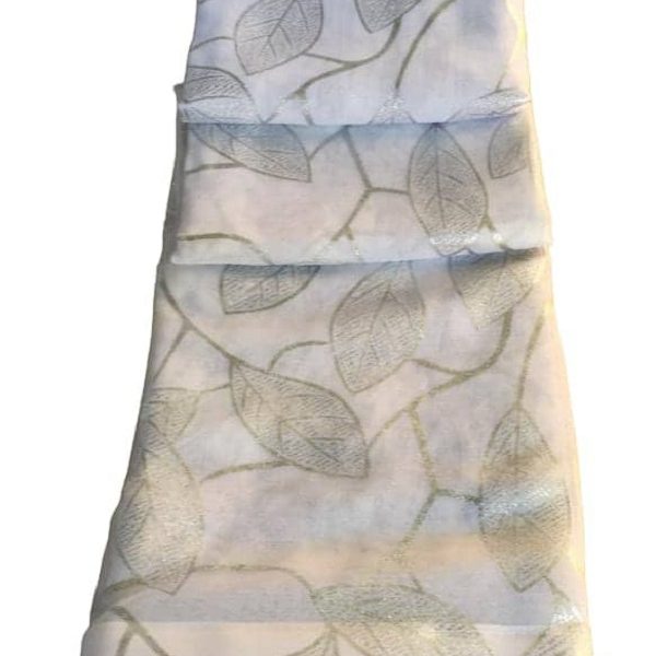 Έτοιμη κουρτίνα με κρίκους ημιδιαφανή 270×280 cm