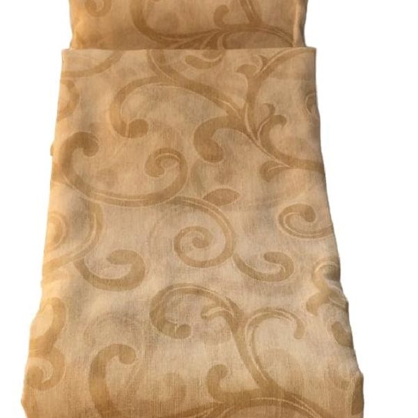 Έτοιμη κουρτίνα με κρίκους ημιδιαφανή 270×280 cm