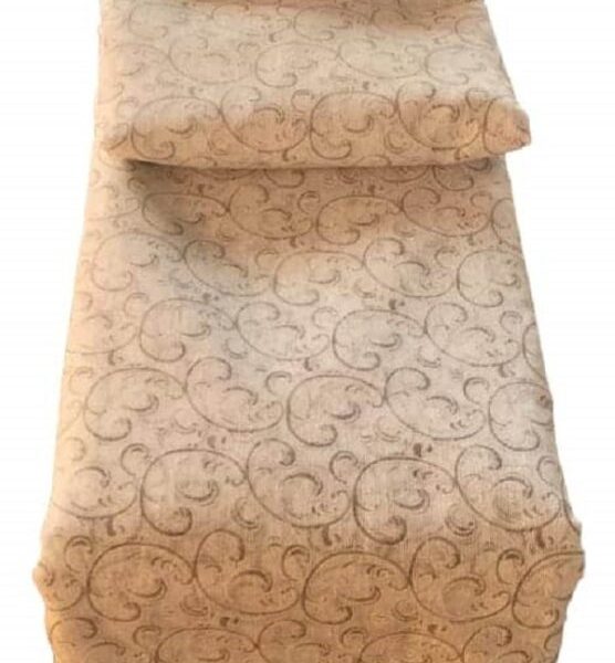 Έτοιμη κουρτίνα με κρίκους ημιδιαφανή 270×280 cm