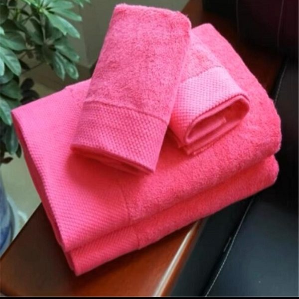 Σετ Πετσέτες 3 Τεμαχίων Φούξια