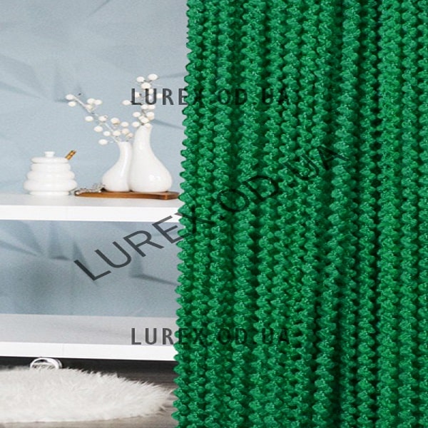 Κουρτίνα με κρόσια Πρασινο