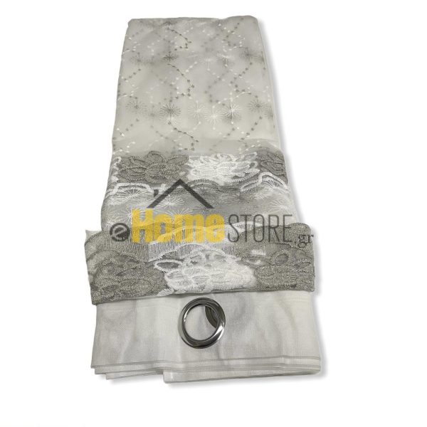 Έτοιμη κουρτίνα με κρίκους