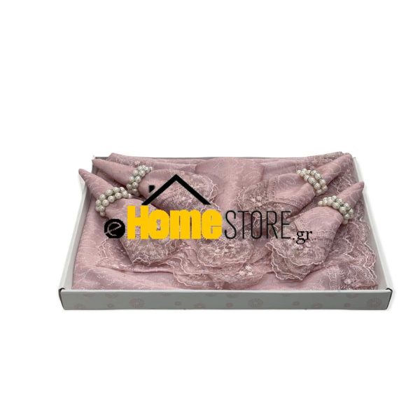 Σετ Τραπεζομάντηλο 26 Τεμαχίων – Ροζ