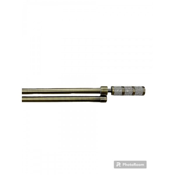 Διπλό Κουρτινόξυλο Inox 160 Εώς 310cm 19mm SCSZ-LEPTODIPLO160-Χρυσό