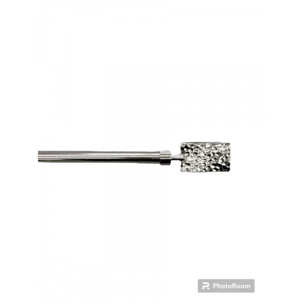 Μονό Κουρτινόξυλο Inox 160 Εώς 310cm 19mm SDTP-LEPTOMONO160-Ασημί