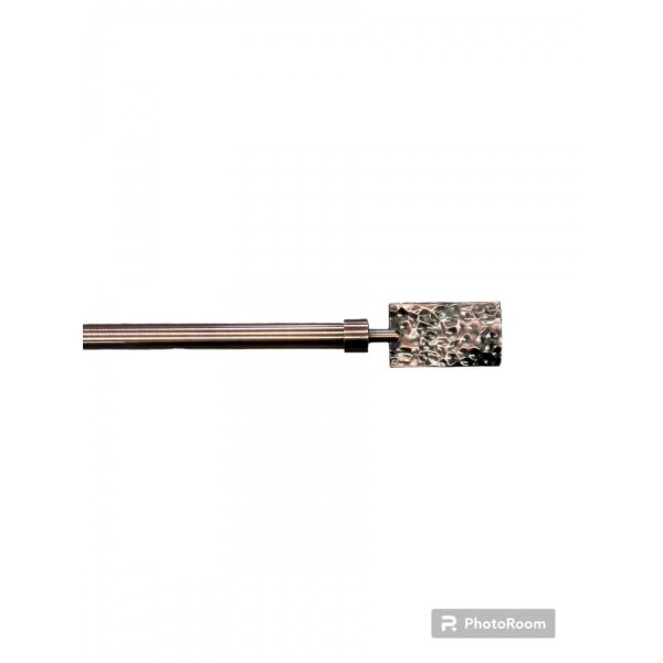 Μονό Κουρτινόξυλο Inox 160 Εώς 310cm 19mm SDTP-LEPTOMONO160-Μπρονζέ