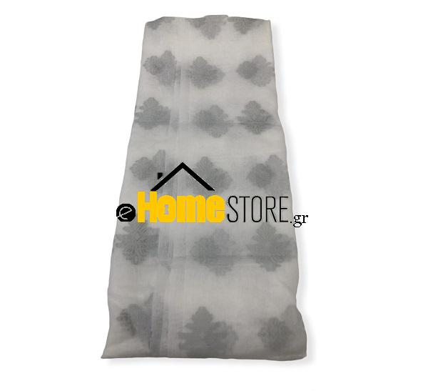 Έτοιμη κουρτίνα με τρέσα – Γάζα 270X280