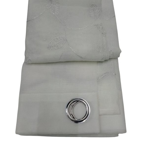 Έτοιμη κουρτίνα με κρίκους μέτριας σκίασης 270×280 cm