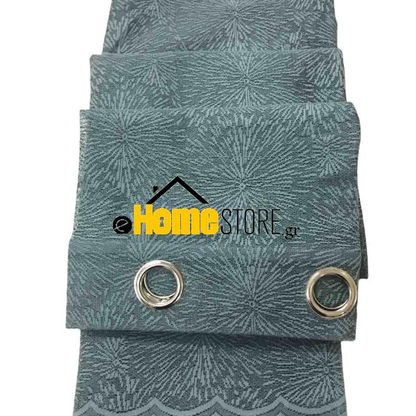 Έτοιμη κουρτίνα με κρίκους μέτριας σκίασης-Δαντέλα 270X280