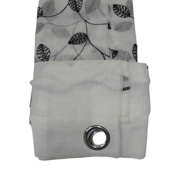 Έτοιμη κουρτίνα με κρίκους μέτριας σκίασης 270×280 cm