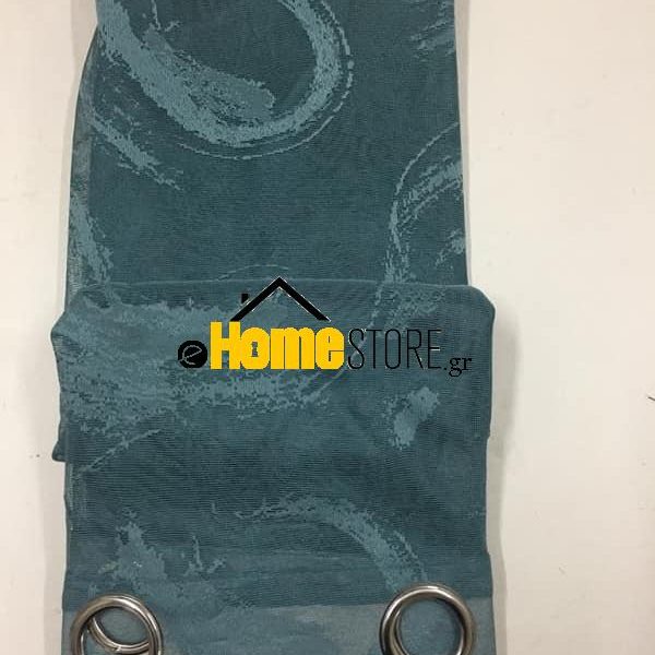 Έτοιμη κουρτίνα με κρίκους μέτριας σκίασης – Τούλι 270X280