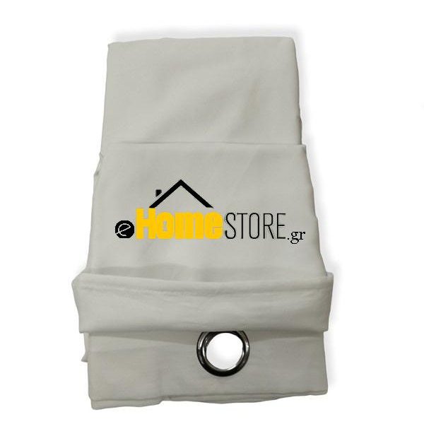 Έτοιμη κουρτίνα με κρίκους πλήρης σκίασης – 270X280