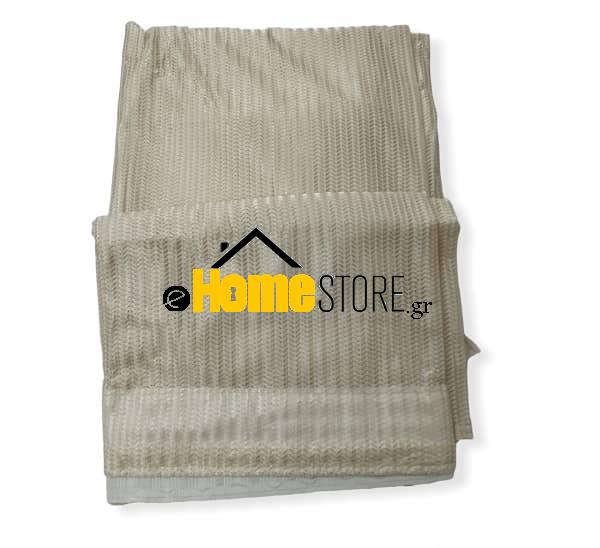 Έτοιμη κουρτίνα με τρέσα μέτριας σκίασης – Δίχτυ 270X280