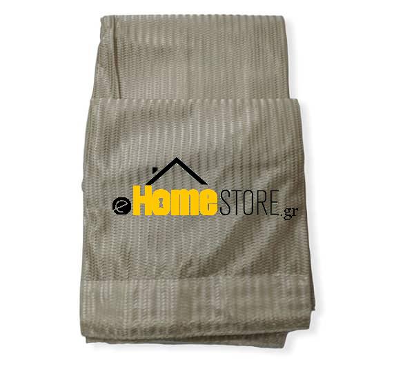 Έτοιμη κουρτίνα με τρέσα μέτριας σκίασης – Δίχτυ 270X280