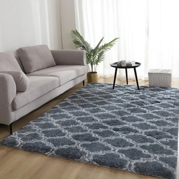 Χαλια shaggy morocan Grey-min