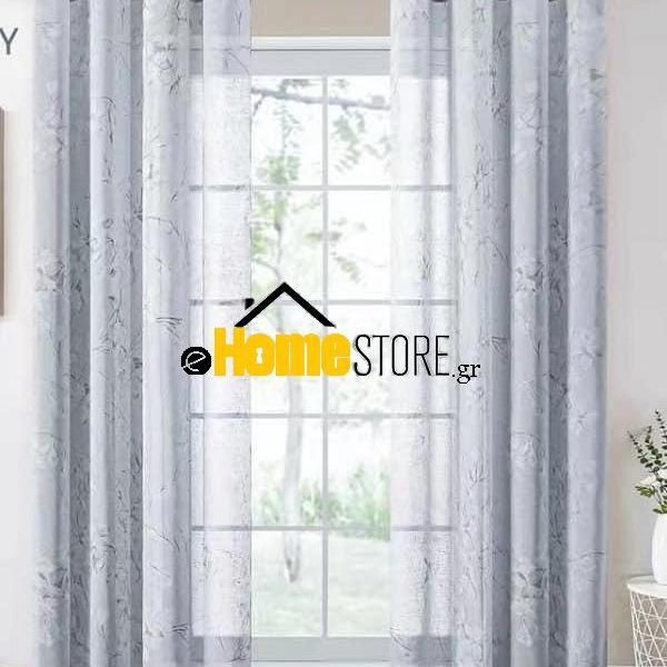 Έτοιμη κουρτίνα με κρίκους – 270X280