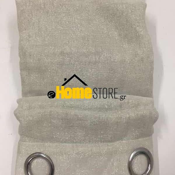 Έτοιμη κουρτίνα με κρίκους – Λινό 270X280