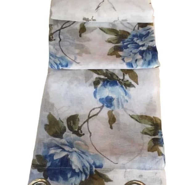 Έτοιμη κουρτίνα με κρίκους ημιδιαφανή 270×280 cm