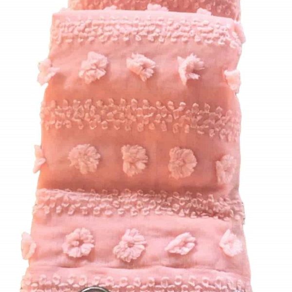 Έτοιμη κουρτίνα με κρίκους πον-πον ημιδιαφανή 270×280 cm