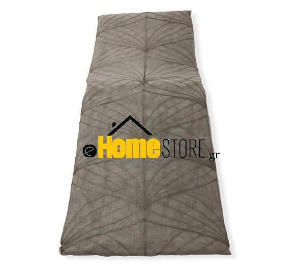 Έτοιμη κουρτίνα με τρέσα μέτριας σκίασης – Γάζα 270X280