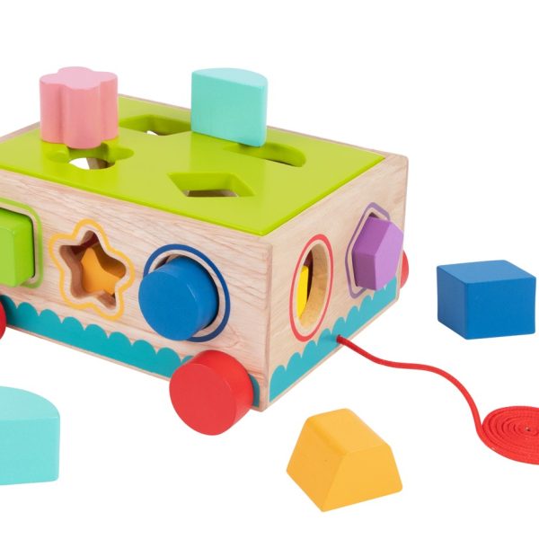 Tooky Toy Shape sorter car 16 pcs TH580